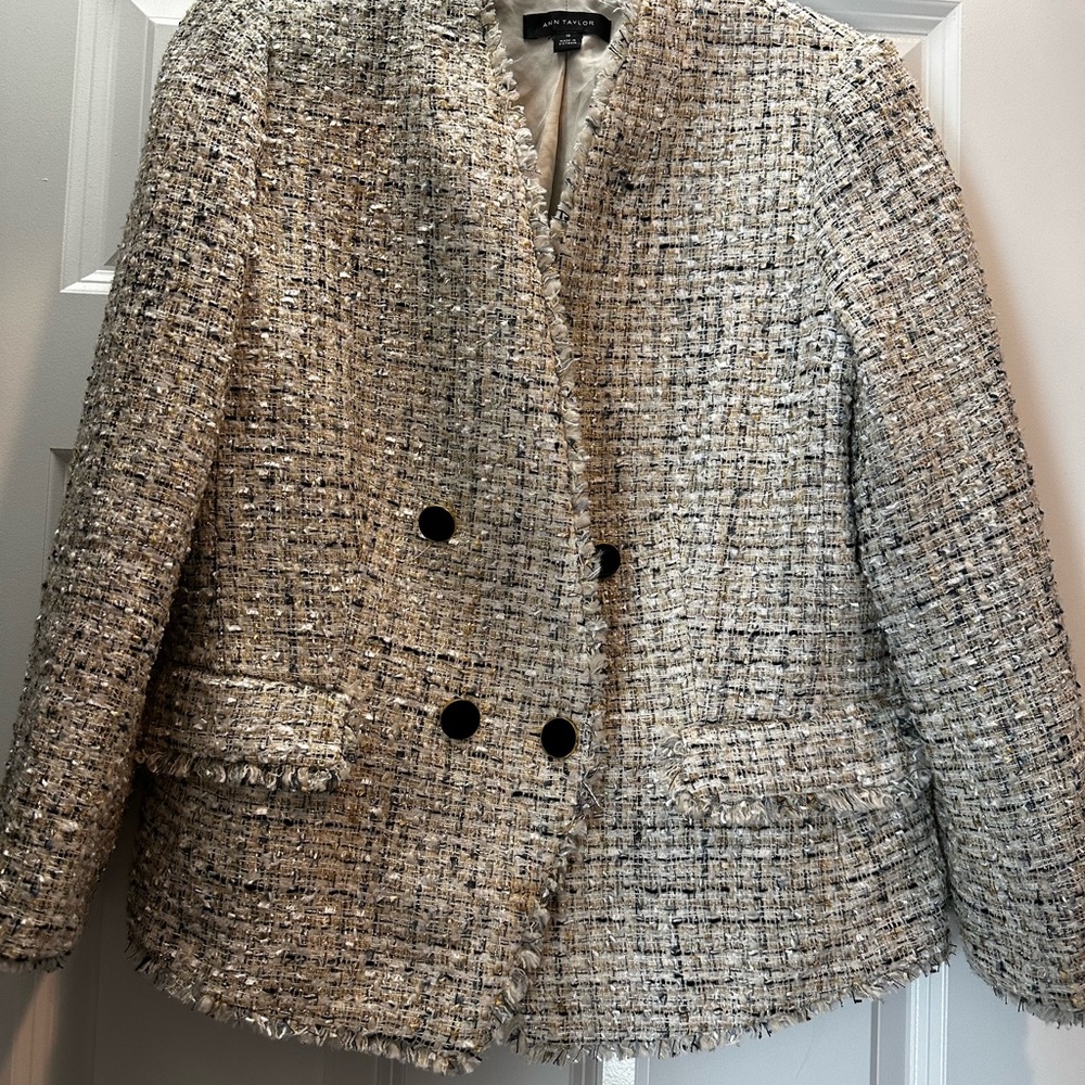 Ann Taylor tweed jacket.  Size 10